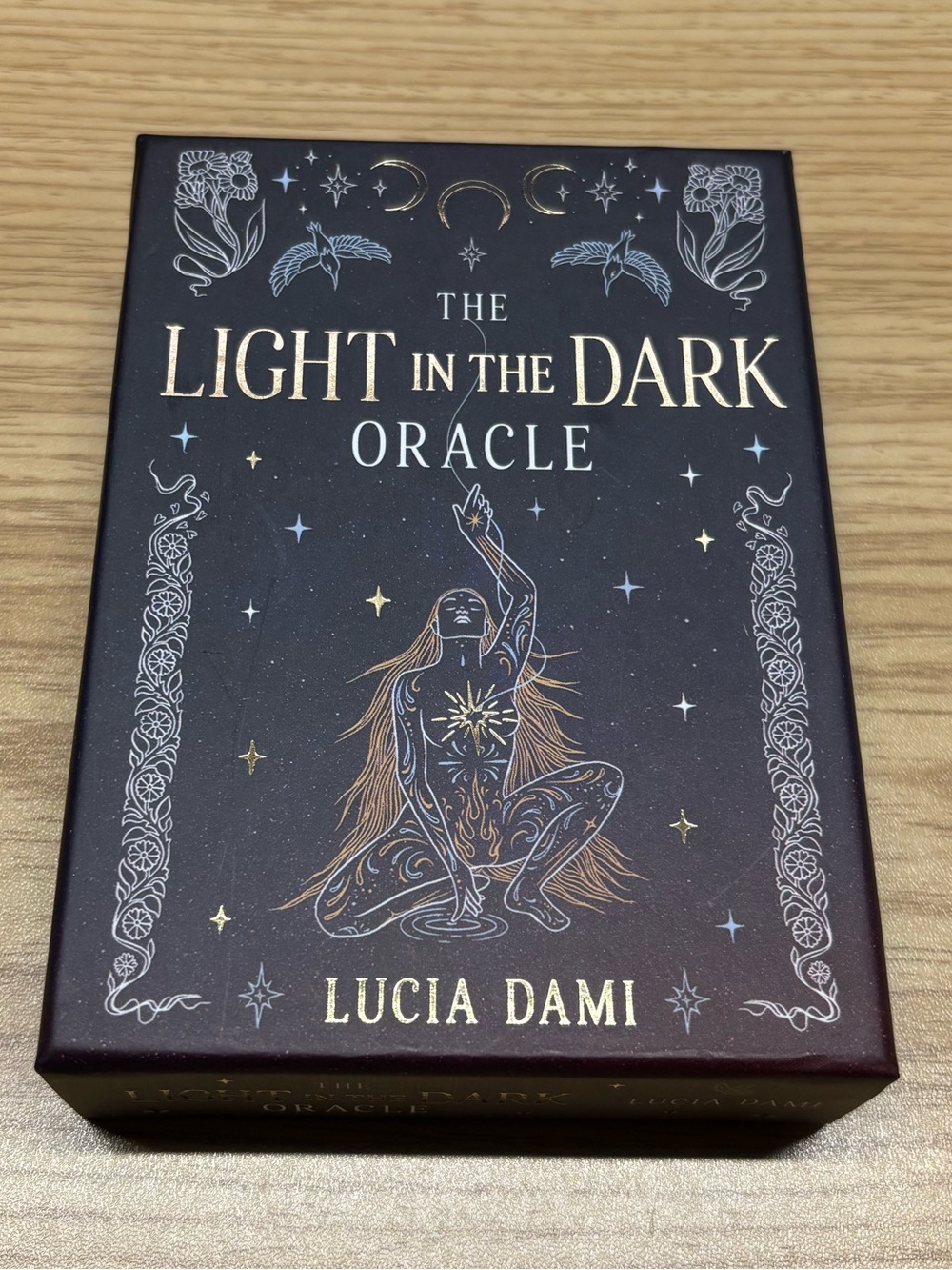 The Light in the Dark Oracle Deck by Lucia Dami - Dark Blue & Gold